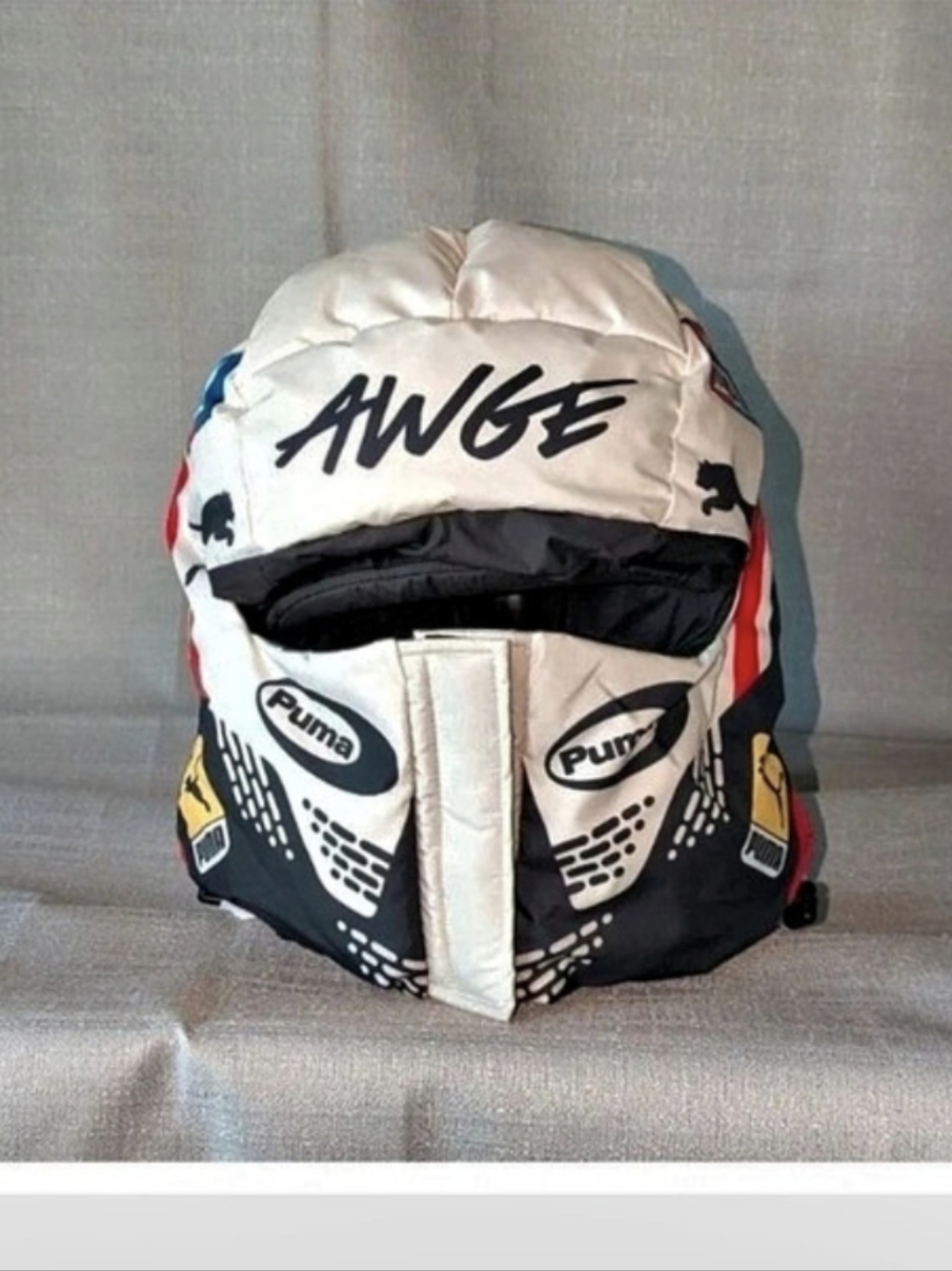 A$AP Rocky X Puma AWGE Racing Padded Balaclava.
New With Tags!